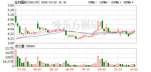 万盈配资 宝利国际：2024年年度权益分派实施公告